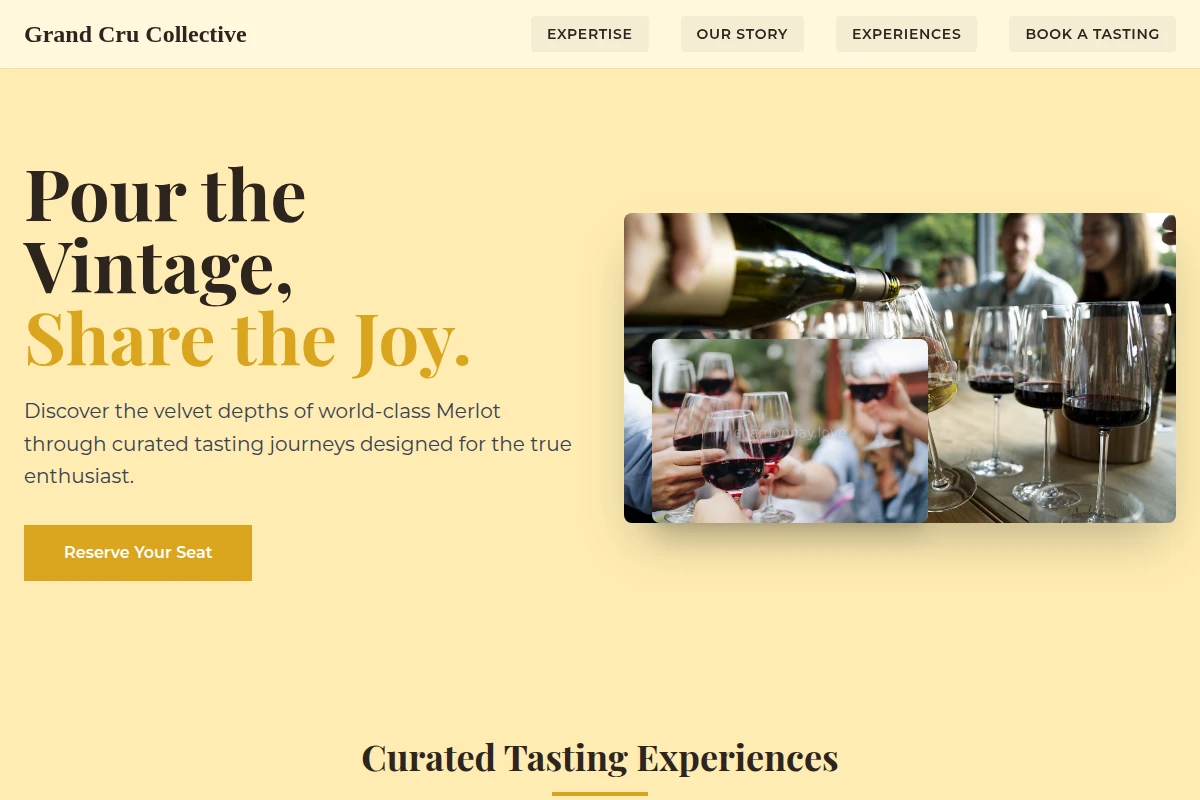Merlot Wine Tasting
